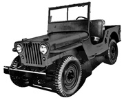 Illustration - CJ-2A Civilian Jeep