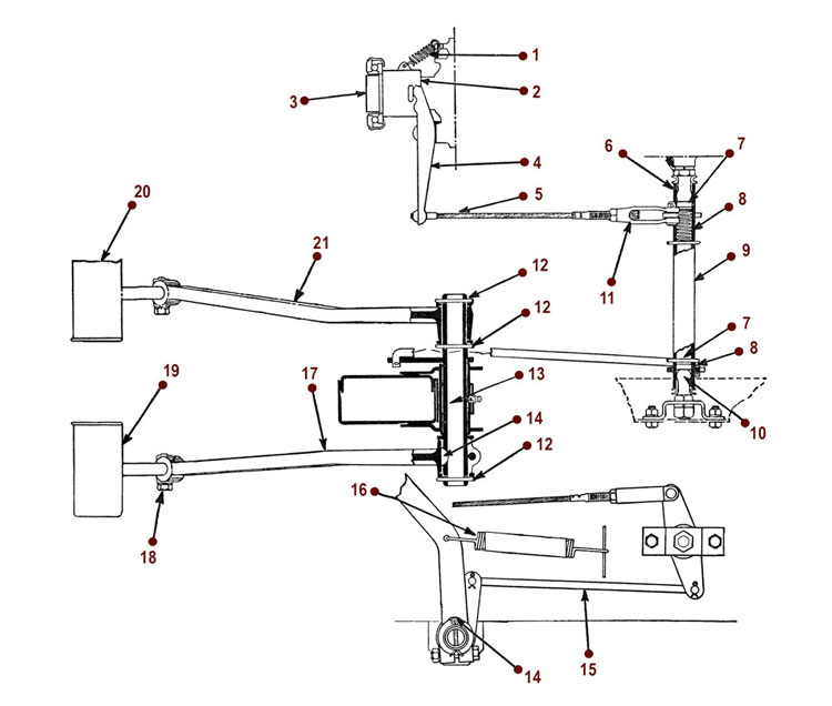 Clutch parts by diagram