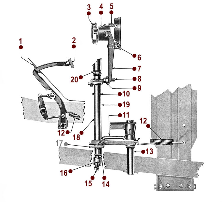 Clutch parts by Diagram