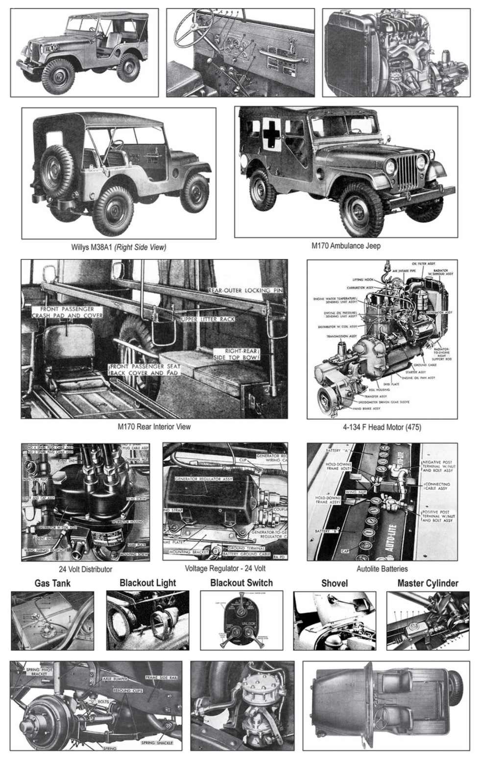 Willys M38A1 Detailed Views