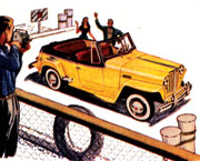 Willys Jeepster Illustration