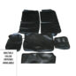 Quilted Vinyl Seat Cover Set w/ Caps for Bench Seat Fits  48-51 Jeepster