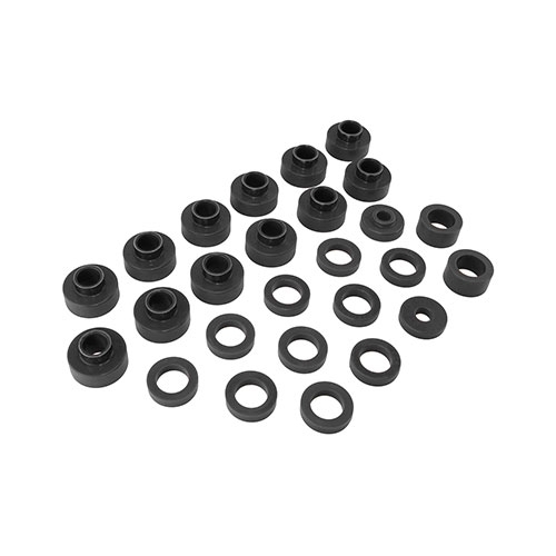 Prothane Body Mount Bushing Set in Black  Fits  81-86 CJ-8