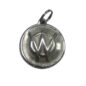 US Made "W" Logo Keychain (pewter) Fits : 41-71 Jeep & Willys