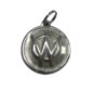 US Made "W" Logo Keychain (pewter) Fits : 41-71 Jeep & Willys