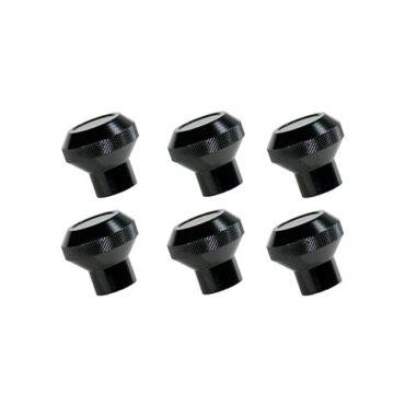 Instrument Knob Set in Black  Fits  76-86 CJ