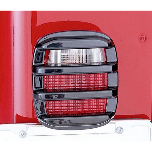 Tail Light Guards in Smoke  Fits  76-86 CJ