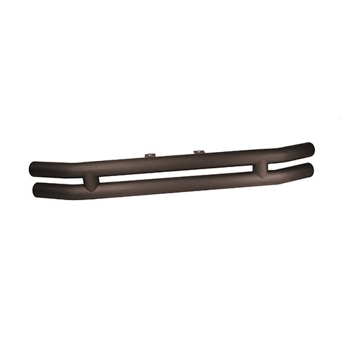 Front Tube Bumper without Riser in Text Black  Fits  76-86 CJ