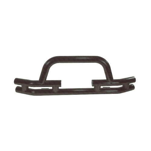 Front Tube Bumper with Winch Cutout in Titanium  Fits  76-86 CJ