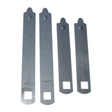 US Made Front Leaf Spring 4-Pack Clamp Kit (10 leaf - 2 required) Fits 41-64 MB, GPW, CJ-2A, 3A, 3B, M38
