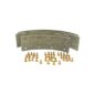 Brake Shoe Lining Set (1 per axle) Fits  41-71 MB, GPW, CJ-2A, 3A, 3B, 5, M38, M38A1