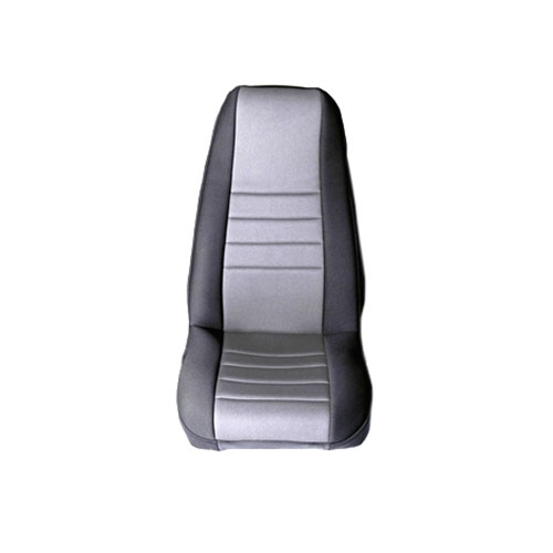 Neoprene Front Seat Covers in Gray  Fits  76-86 CJ