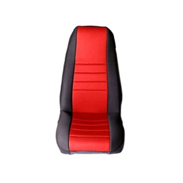 Neoprene Front Seat Covers in Red  Fits  76-86 CJ