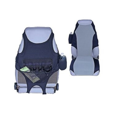 Fabric Seat Protectors in Gray,  Fits  76-86 CJ
