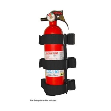 Roll Bar Fire Extinguisher Holder in Black  Fits  76-86 CJ