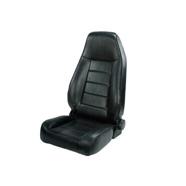 High-Back Front Seat, Reclinable in Black  Fits  76-86 CJ