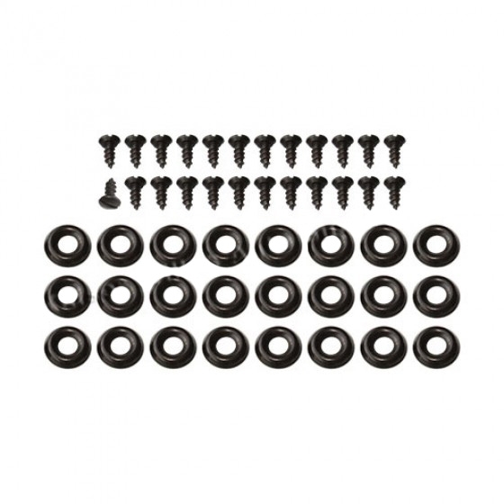 Seat Cover & Cushion Hardware Kit (Rear- Upper & Lower) Fits 46-71 CJ-2A, 3A, 3B (w/rear 15" upper cushion)