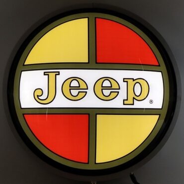 Jeep Retro 15" Backlit Lighted Sign Fits Willys Accessory