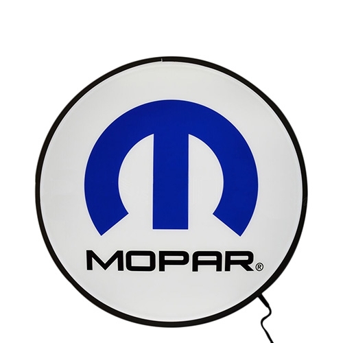 15" Backlit "Mopar Omega" LED Wall Sign Fits Willys Accessory