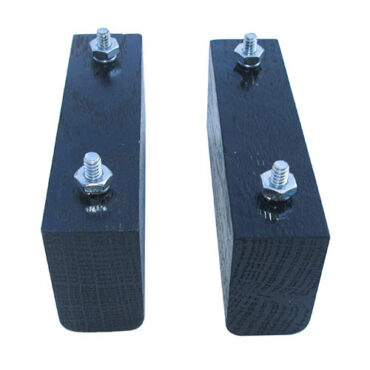US Made Wood Spacer Block Pair for Hood (made in USA) Fits  46-64 CJ-2A, 3A, 3B, M38