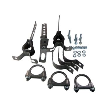 New Exhaust System Clamp & Hanger Kit (Universal) Fits  46-71 CJ-2A, 3A, 3B, 5, M38, M38A1