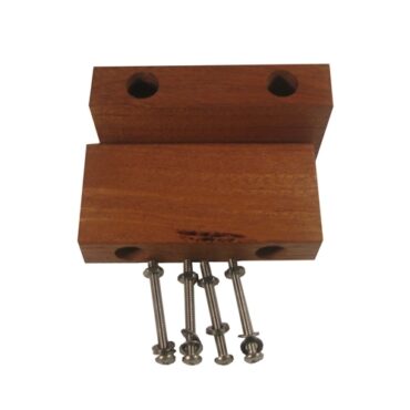 Wood Spacer Block Pair for Hood (made in USA) Fits  46-64 CJ-2A, 3A, 3B, M38
