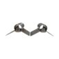 US Made Rear Top Bow Brackets (sold as a pair) Fits  46-53 CJ-2A, 3A, 3B