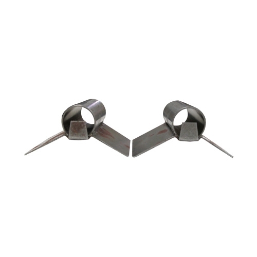 US Made Rear Top Bow Brackets (sold as a pair) Fits  46-53 CJ-2A, 3A, 3B