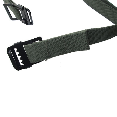 US Made Top Bow Strap Set (2 piece - Olive Drab)  Fits 45-64 CJ-2A, 3A, 3B, 5