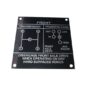 Early Jeep Dash Data Plate Set (3 piece) Fits 46-47 CJ-2A