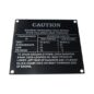 Early Jeep Dash Data Plate Set (3 piece) Fits 46-47 CJ-2A