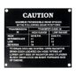 Early Willys Dash Data Plate Set (3 piece)  Fits  46 CJ-2A