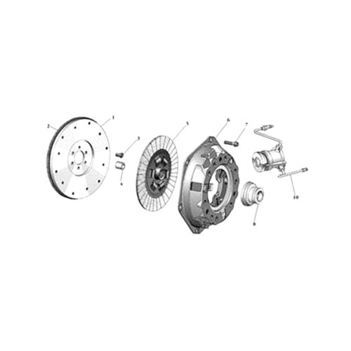 Clutch Friction Disc in 11",  Fits  80-83 CJ with 6 or 8 Cylinder