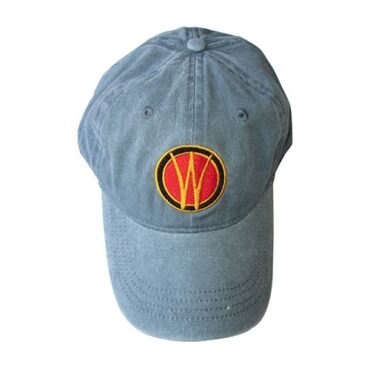 Willys Embroidered Hat (Faded Denim) Fits  41-71 Willys and Jeep
