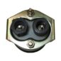 New Instrument Panel Fuel Gauge (24 volt) Fits 50-66 M38, M38A1 (packard, rubber connections
