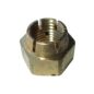 Manifold Brass Self Lock Nut Fits 41-71 Jeep & Willys