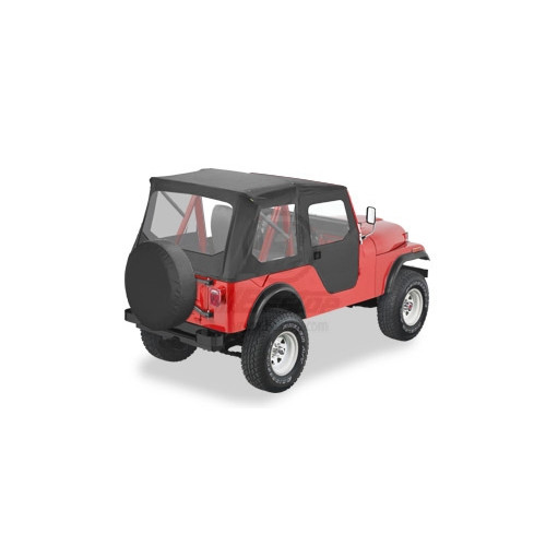 Bestop TigerTop Soft Top Kit  Fits  55-75 Jeep Color: Black