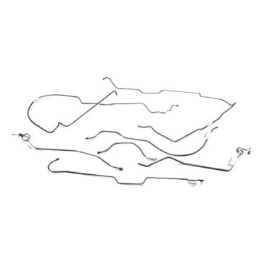 OE Stainless Steel Brake Line Set without Quatratrac  Fits  76-80 CJ-7