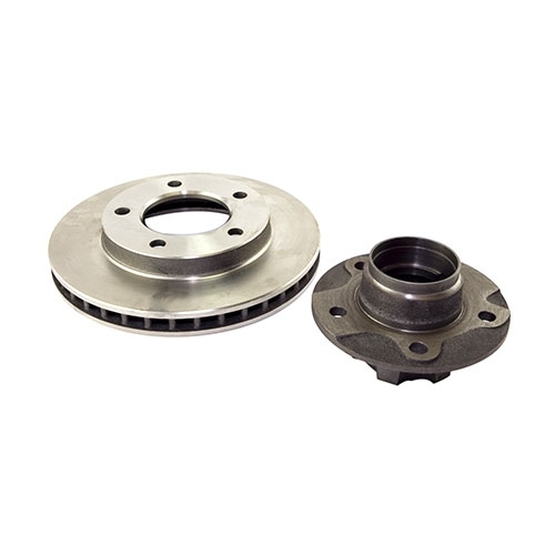 Front Wheel Hub and Rotor with 7/8 Inch Thick Rotor, 6 Bolt Hub Fits 78-81 CJ
