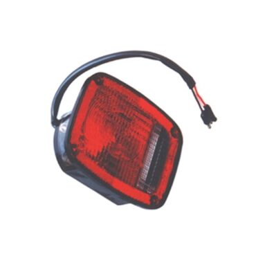 Driver Side Tail Lamp in Black  Fits  76-80 CJ
