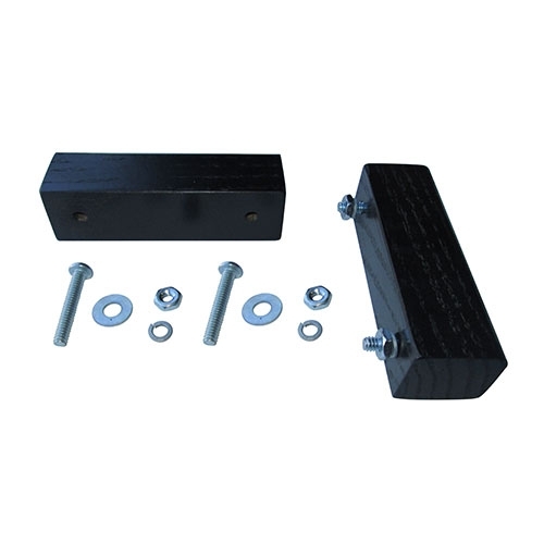US Made Wood Spacer Block Pair for Hood (made in USA) Fits  46-49 CJ-2A