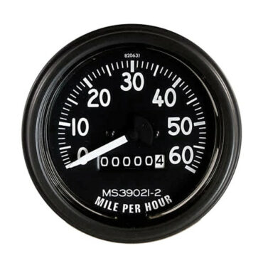 Complete Speedometer Assembly 0-60 MPH  Fits  46-64 CJ-2A, 3A, 3B