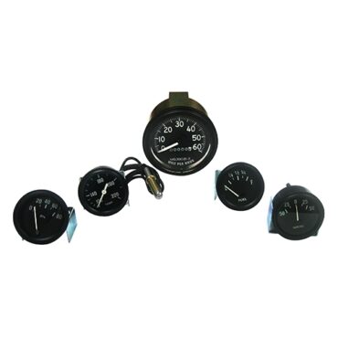 Complete Speedometer Assembly and Gauge Kit ( 6 Volt) Fits  46-64 CJ-2A, 3A, 3B