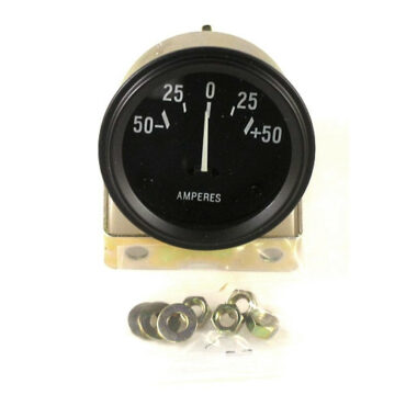 Instrument Panel Ammeter Gauge (6 or 12 volt)  Fits 41-66 MB, GPW, CJ-2A, 3A, 3B, M38, M38A1
