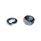 Rear Leaf Spring Pivot Eye Bolt Nut & Lockwasher  Fits 46-64 Station Wagon, Jeepster