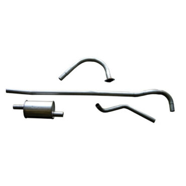 New Complete Exhaust System Kit  Fits 46-71 CJ-2A, 3A, 3B, 5, FC-150