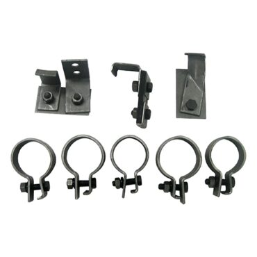 Original Reproduction Exhaust System Clamp & Hanger Kit Fits : 46-64 CJ-2A, 3A, 3B