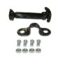 Black Hood Catch Kit (1 side only)  Fits  41-71 Jeep & Willys