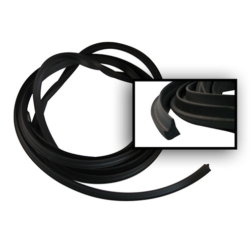 US Made Door to Body Rubber Weatherseal 78"  Fits  48-51 Jeepster