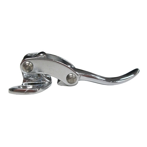 Chrome Convertible Hold Down Handle with Bracket (Center)  Fits  48-51 Jeepster